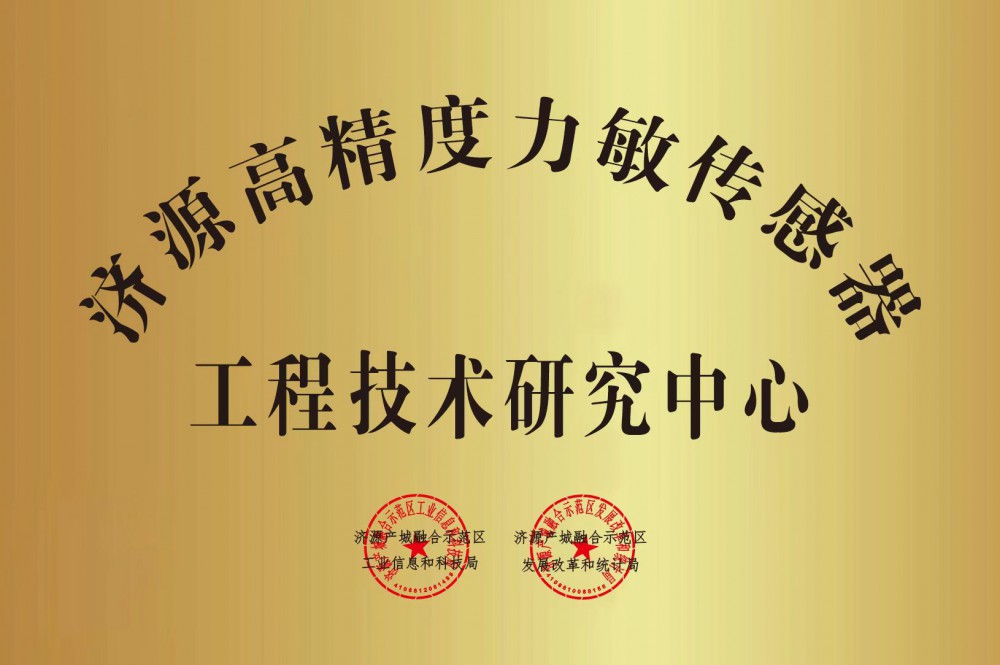 通過(guò)評(píng)審！我司成功申報(bào)“濟(jì)源高精度力敏傳感器工程技術(shù)中心”